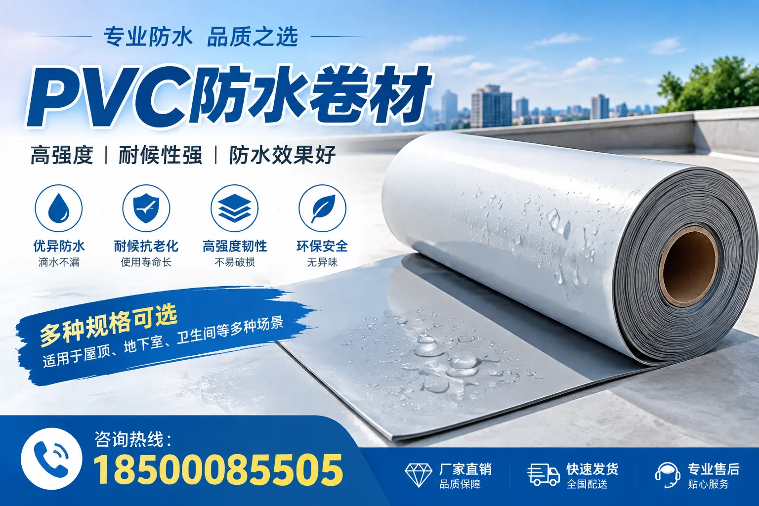 选用PVC防水卷材时需要避开的常见误区，特别是在佳木斯
